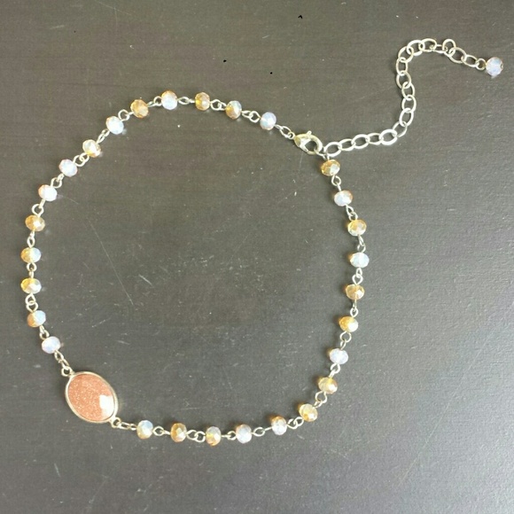 Anthropologie Semi Precious Stone Choker NWT - Picture 6 of 8
